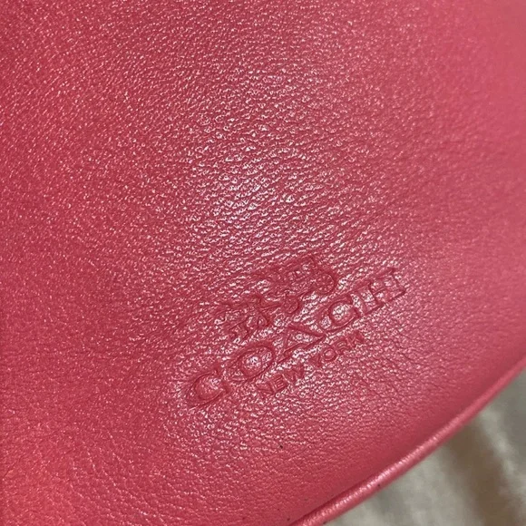 COACH Bleecker Sport Mini Duffle Crossbody Shoulder Bag Loganberry 32281 - Picture 10 of 11